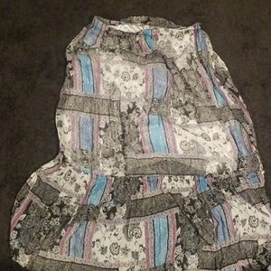 A beautifully designed flowy skirt